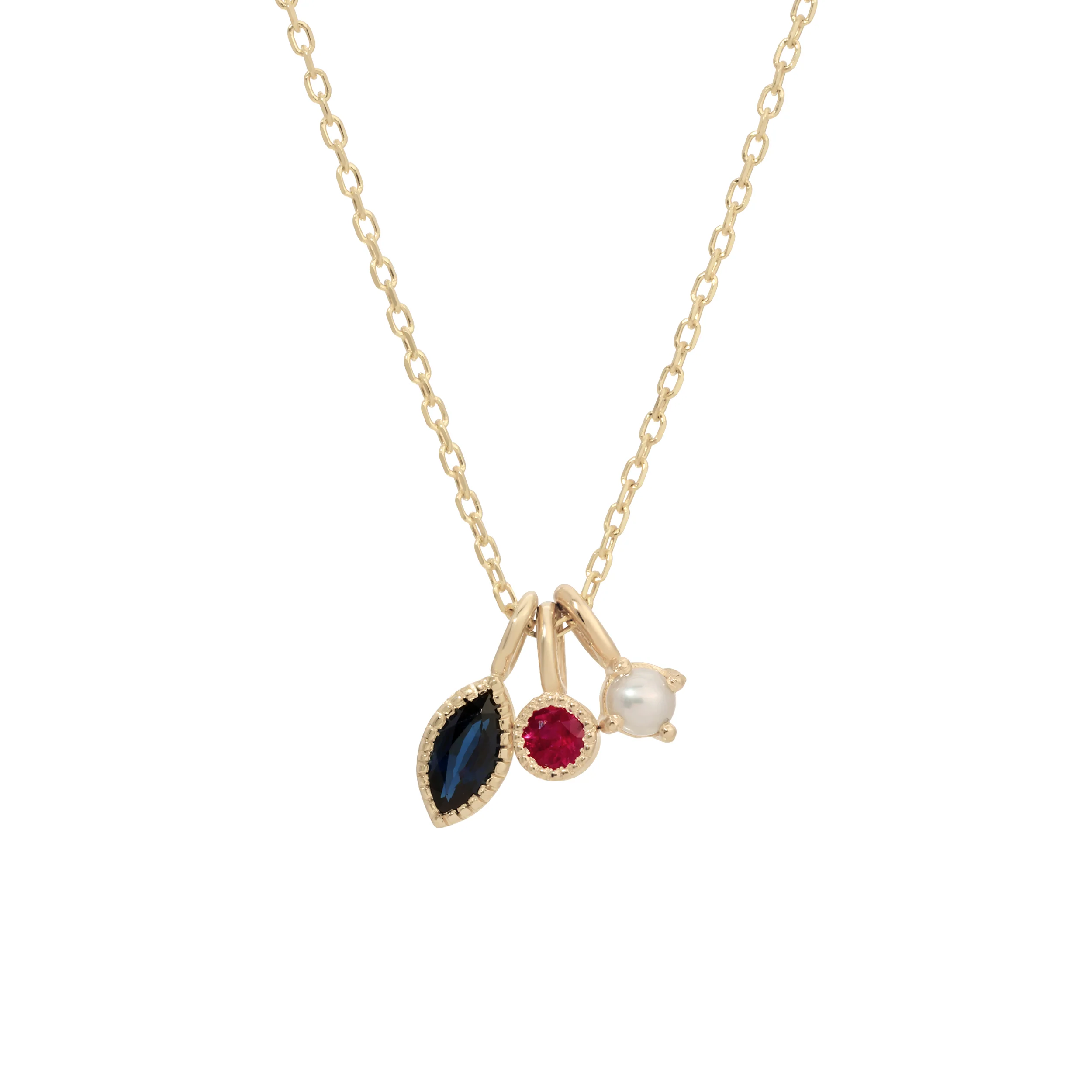 Solo Gemstone Pendant Add On view 2