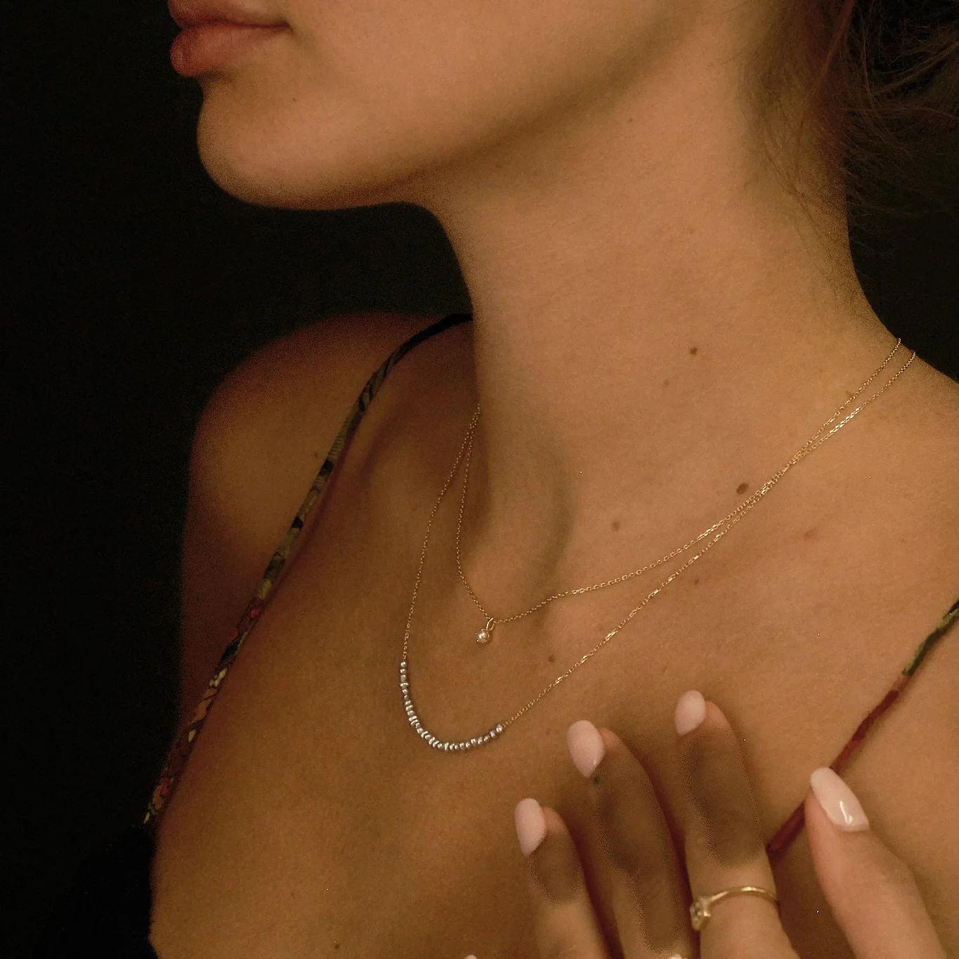 Solo Pearl Necklace view 2