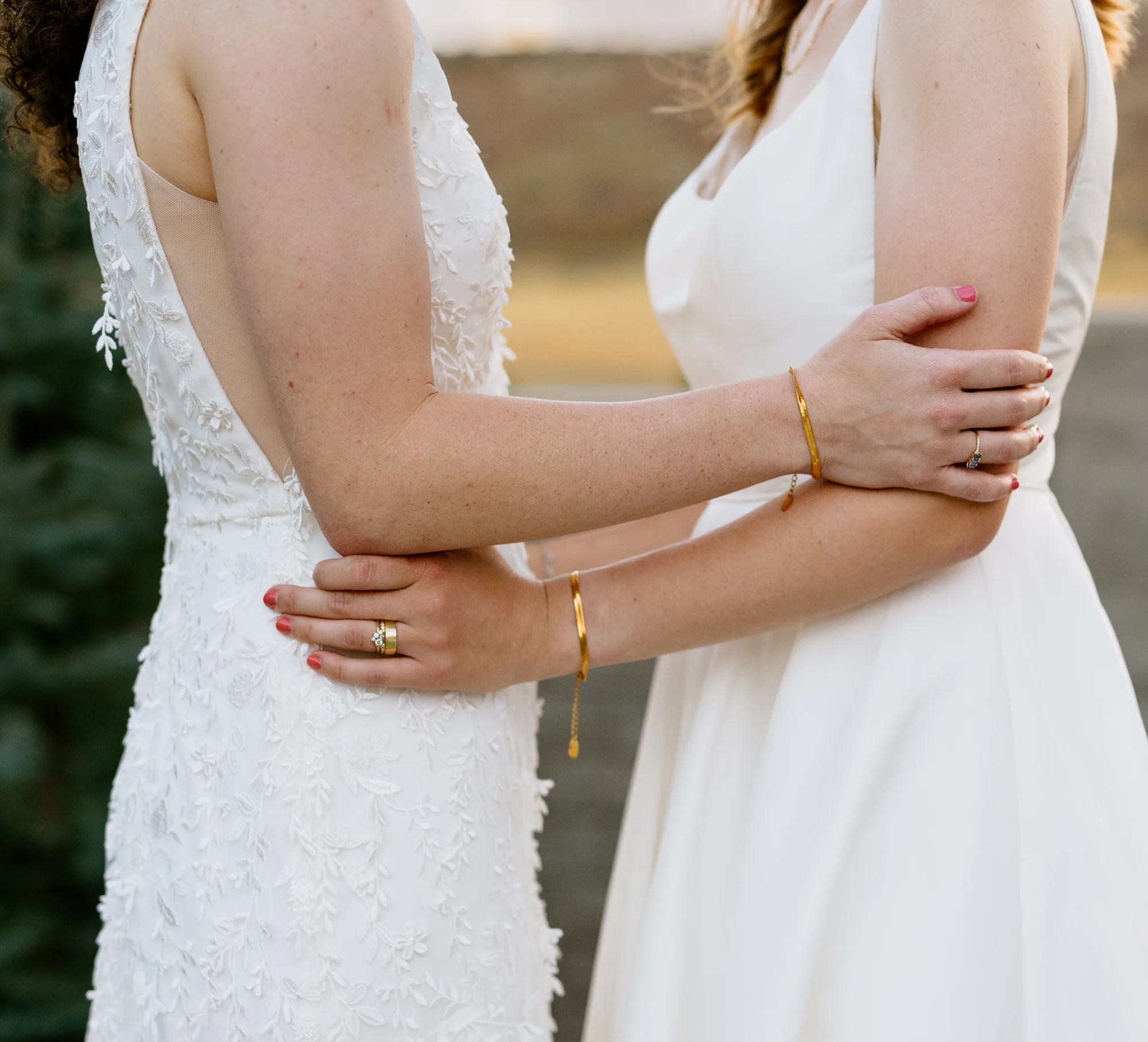 Customer wearing jewelry